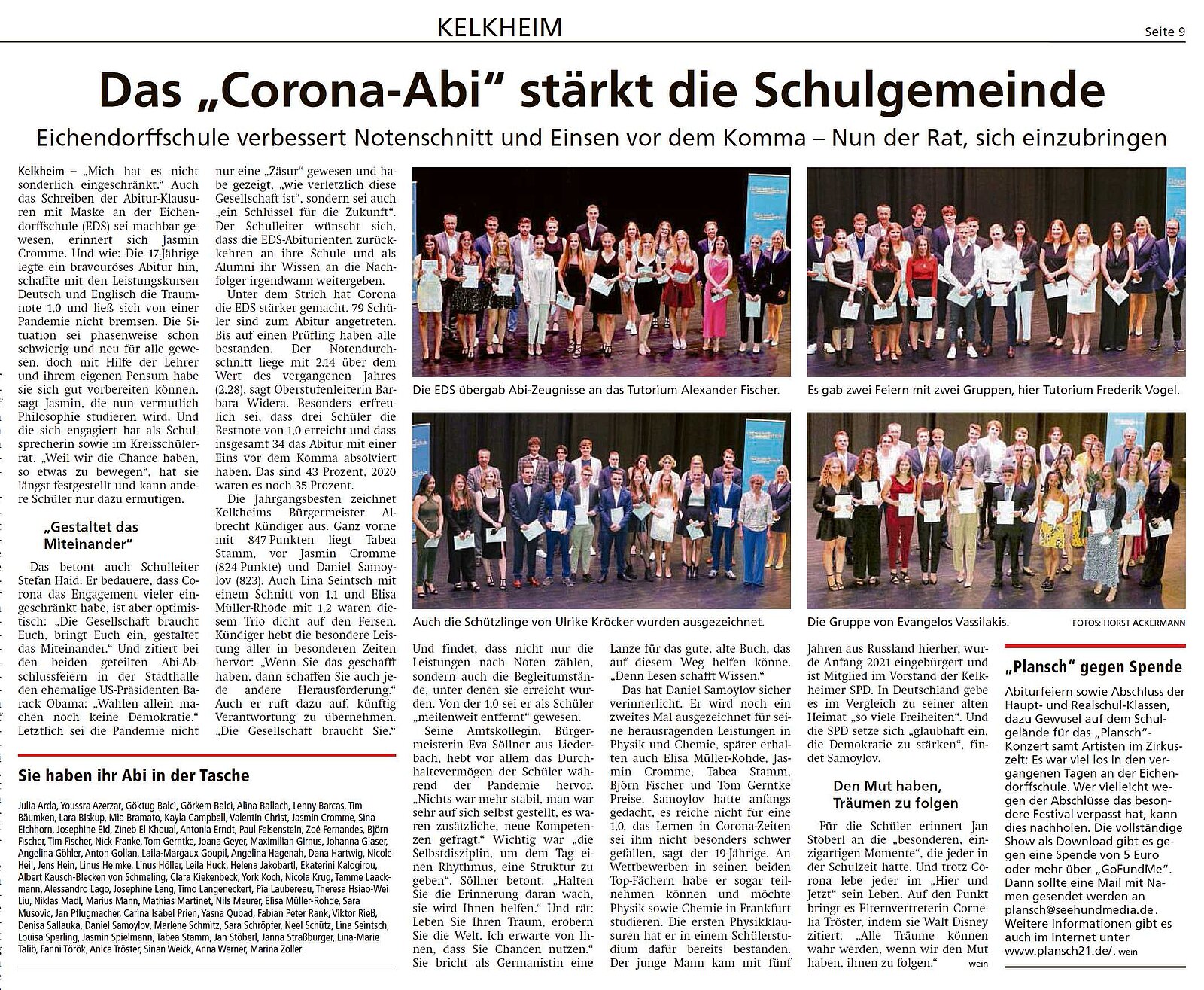 HK vom 12.07.2021 - Abschluss