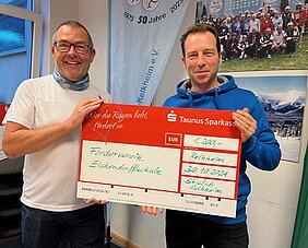 Scheckübergabe Skiclub Kelkheim 2024 