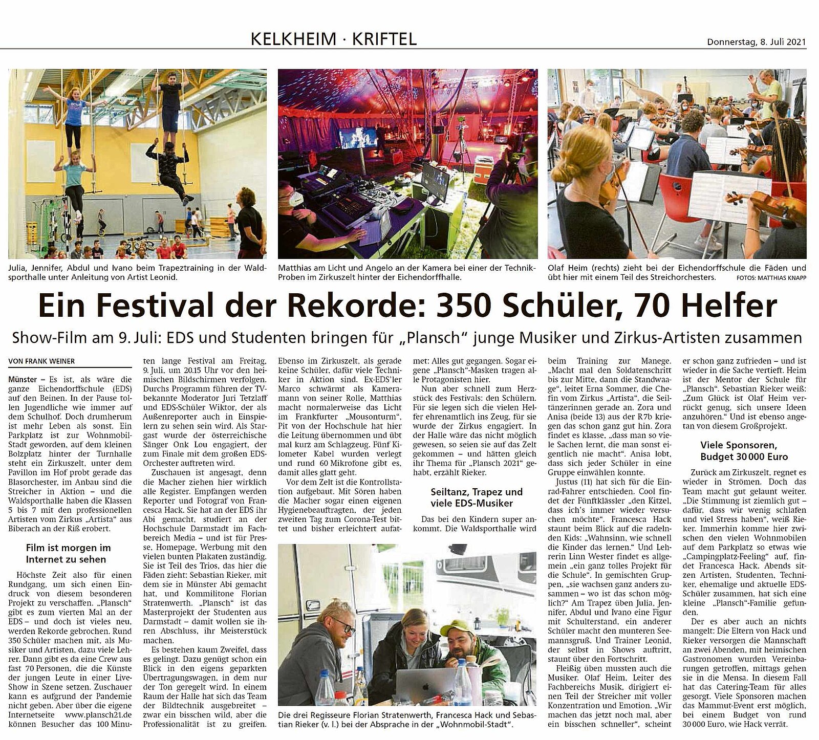 HK vom 08.07.2021 - Plansch