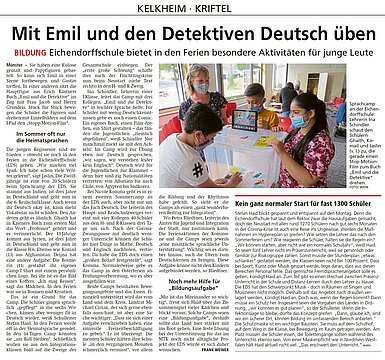 HK vom 13.08.2020 - Sprachcamp