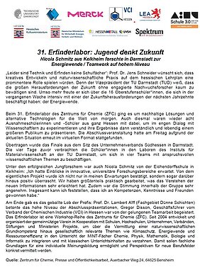Erfinderlabor 2022 - Bericht